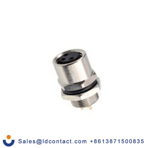 RS PRO,557-156,Standard 工业圆形连接器 插座, 3芯, 正面安装, 母插芯, 60 V, IP40, M8S3AGPB系列