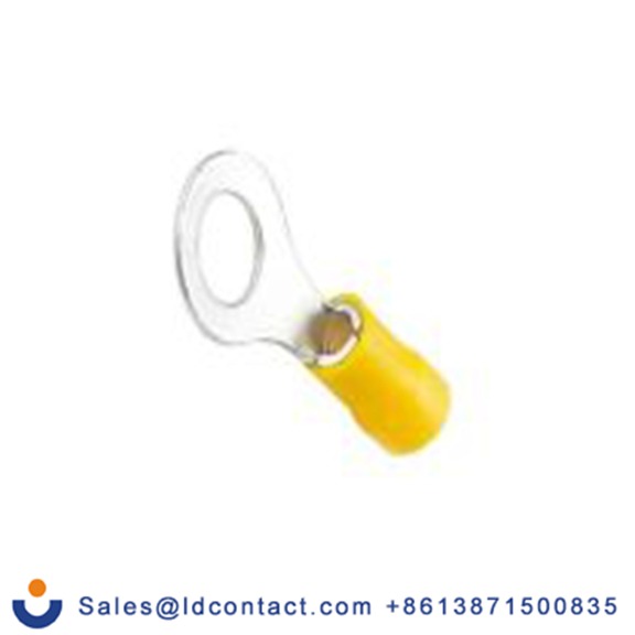 RS PRO,558-914,绝缘 铜 环形端子, Φ6.5 mm内环 12 AWG, M6螺栓, 黄色 10 AWG