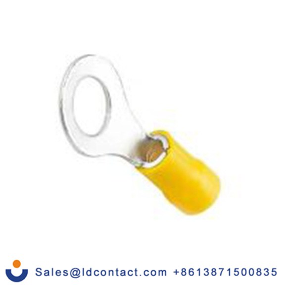 RS PRO,665-617,绝缘 环形端子, Φ10.5 mm内环 12 AWG, M10螺栓, 黄色 10 AWG