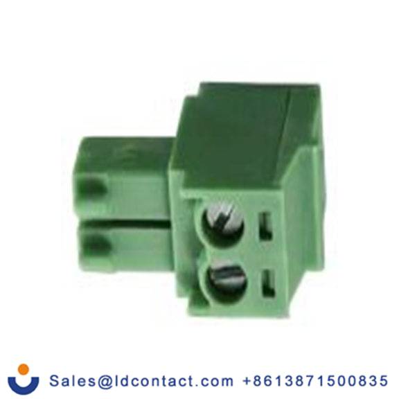 RS PRO,144-4313,5p插拔式接线端子 直向插头, 3.5mm间距, 10A, 300 V, THT安装, 螺钉端接, 绿色