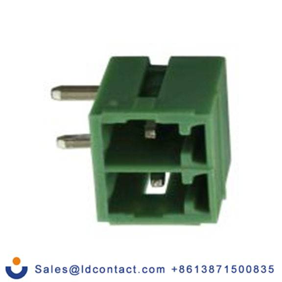 RS PRO,144-4326,3p插拔式接线端子 直角排针, 3.5mm间距, THT安装, 螺钉端接, 绿色