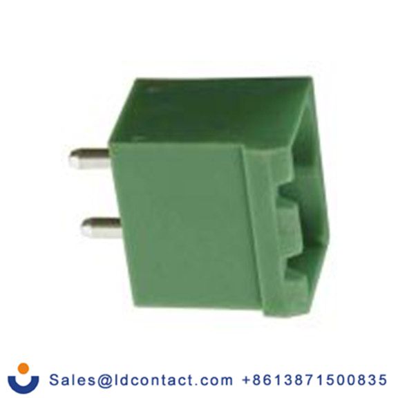 RS PRO,144-4351,4p插拔式接线端子 直向排针, 5.08mm间距, THT安装, 螺钉端接, 绿色