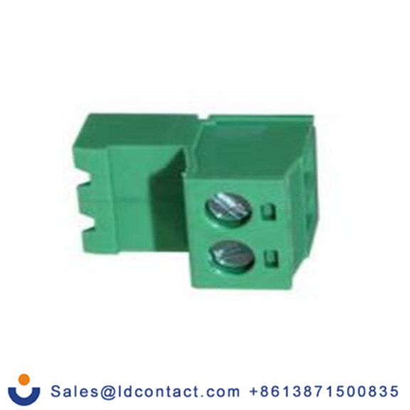 RS PRO,146-8252,2p插拔式接线端子 直角反相插头, 5.08mm间距, 15A, 300 V, THT安装, 螺钉端接, 绿色