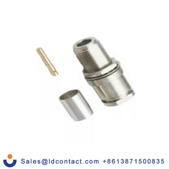 RS PRO,170-6980,N 连接器 公, 50 Ω, 电缆安装, 直向, 用于LMR-400线 N Type系列 焊接