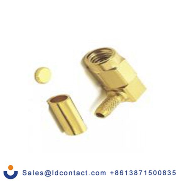 RS PRO,170-7003,SSMA 连接器 公, 50 Ω, 电缆安装, 直角 SSMA系列 压接