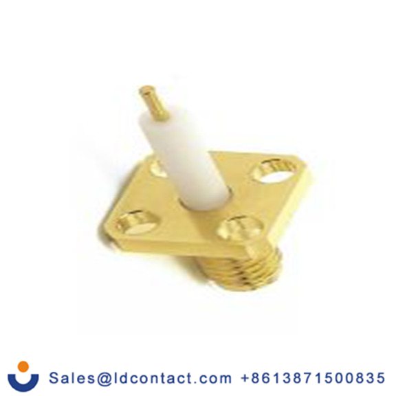 RS PRO,170-7007,SSMA 连接器 公/母, 50 Ω, 法兰安装, 直向 SSMA系列 焊接