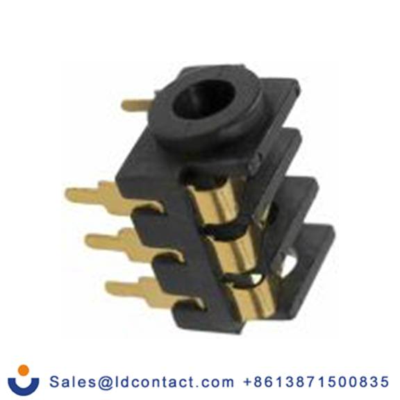 RS PRO,175-0157,, PCB安装 立体声 母插 焊接 3, 插孔连接器 5A 直角, 黑色