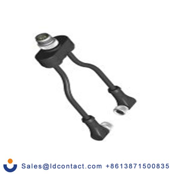 RS PRO,175-2507,圆形连接器适配器 1 M12, IP40 公, CYM4系列 2 M8 母插