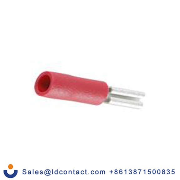 RS PRO,178-8279,绝缘 压接端子 母插, 0.8 x 2.8 mm接片, 红色 插簧端子, 乙烯基绝缘, 镀锡 22 AWG 黄铜, 铜触点, 最大线规16 AWG 系列