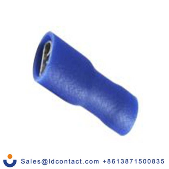 RS PRO,178-8286,绝缘 压接端子 母插, 0.5 x 4.75 mm接片, 蓝色 插簧端子, 乙烯基绝缘, 镀锡 16 AWG 铜, 黄铜触点, 最大线规14 AWG 系列