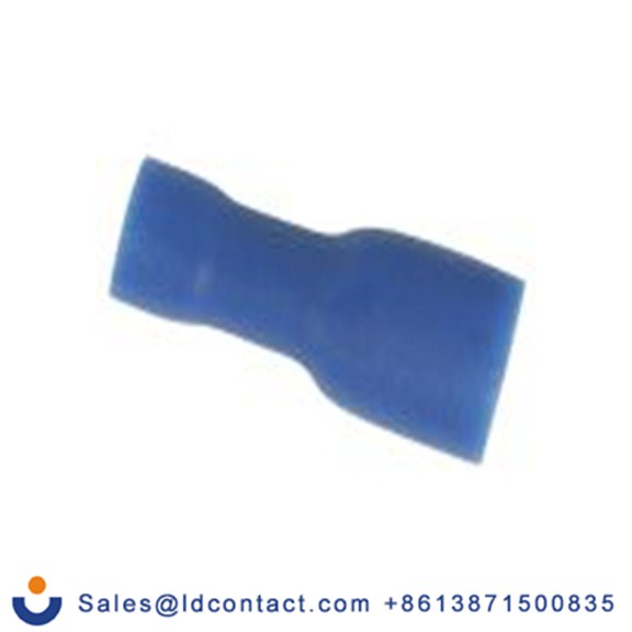 RS PRO,178-8313,绝缘 压接端子 母插, 0.5 x 4.75 mm接片, 蓝色 插簧端子, 乙烯基绝缘, 镀锡 16 AWG 黄铜触点, 最大线规14 AWG 系列