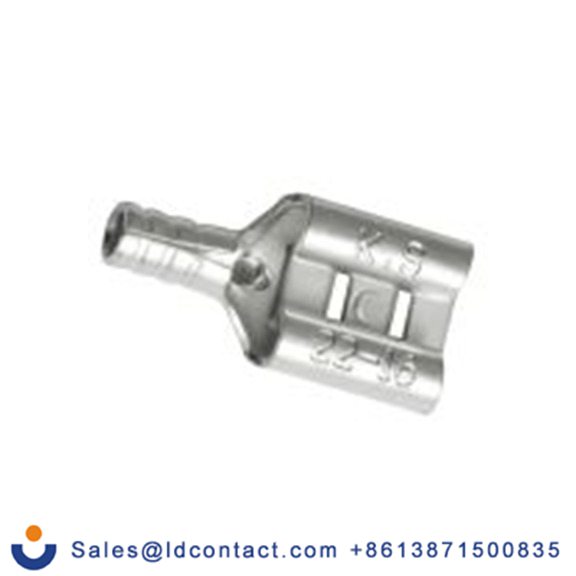 RS PRO,178-8316,非绝缘 压接端子 母插, 0.8 x 6.35 mm接片, 银色 插簧端子, 镀锡 22 AWG 黄铜触点, 最大线规16 AWG 系列