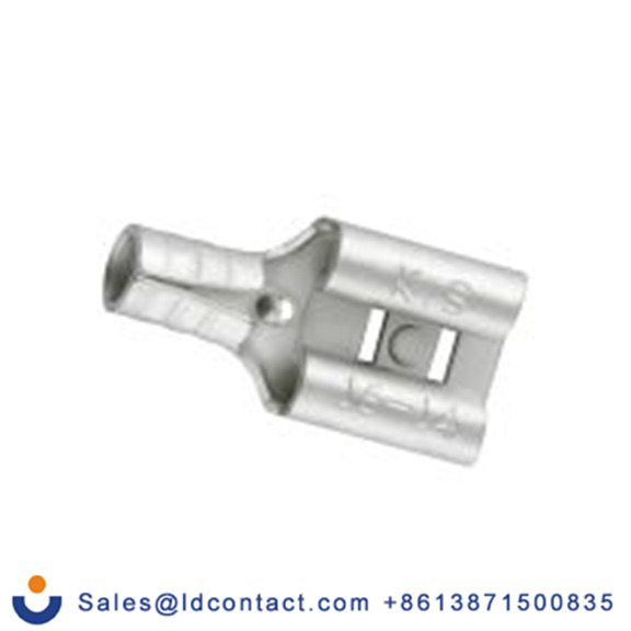 RS PRO,178-8318,非绝缘 压接端子 母插, 0.8 x 6.35 mm接片, 银色 插簧端子, 镀锡 16 AWG 黄铜触点, 最大线规14 AWG 系列