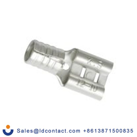 RS PRO,178-8319,非绝缘 压接端子 母插, 0.8 x 6.35 mm接片, 银色 插簧端子, 镀锡 12 AWG 黄铜触点, 最大线规10 AWG 系列