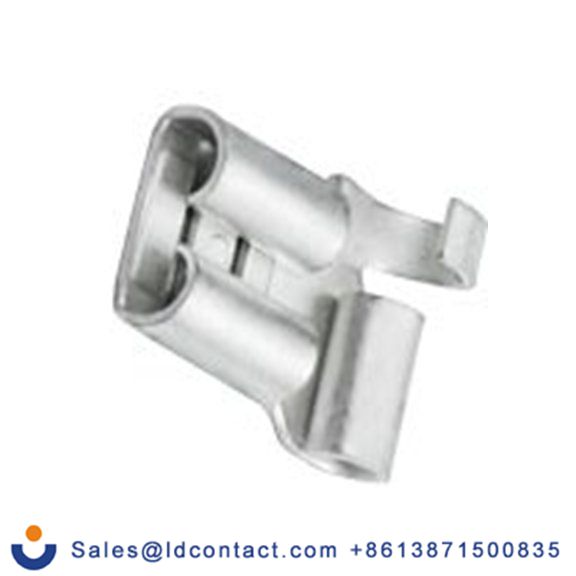 RS PRO,178-8337,非绝缘 压接端子 母插, 0.8 x 6.35 mm接片, 银色 插簧端子, 镀锡 16 AWG 黄铜触点, 最大线规14 AWG 系列