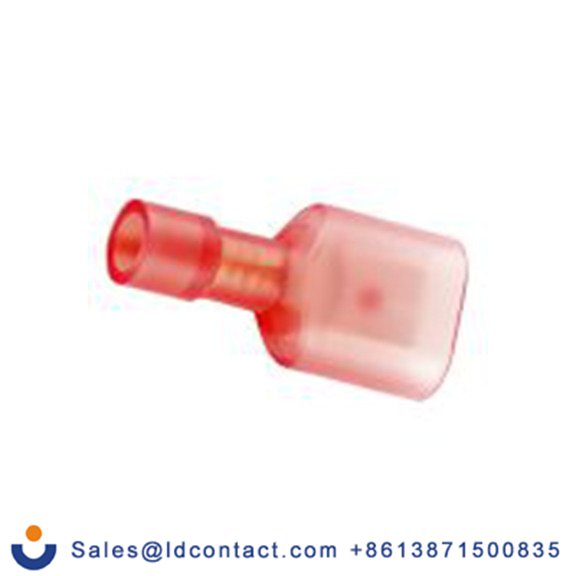 RS PRO,178-8366,绝缘 压接端子 公, 0.8 x 6.35 mm接片, 红色 插簧端子, 尼龙绝缘, 镀锡 22 AWG 黄铜触点, 最大线规16 AWG 系列