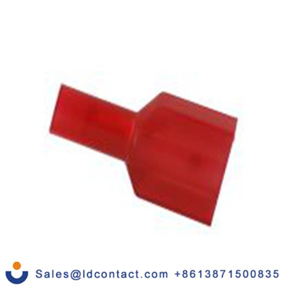 RS PRO,178-8369,绝缘 压接端子 公, 0.8 x 6.35 mm接片, 红色 插簧端子, 尼龙绝缘, 镀锡 22 AWG 黄铜触点, 最大线规16 AWG 系列