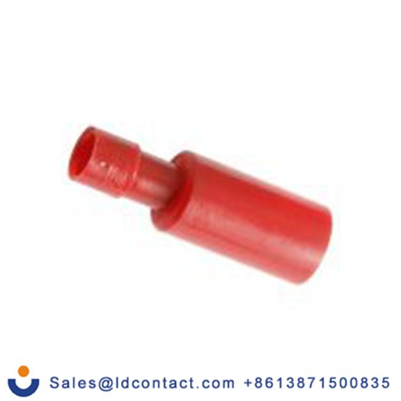 RS PRO,178-8387,压接子弹型连接器 公, 绝缘, Φ4 mm弹头, 红色, 尼龙绝缘, 22 AWG, 16 AWG, 27 mm总长