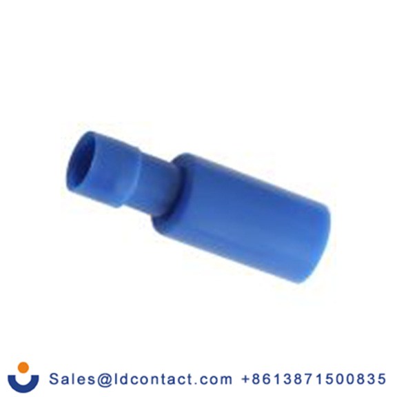 RS PRO,178-8388,压接子弹型连接器 公, 绝缘, Φ4 mm弹头, 蓝色, 尼龙绝缘, 16 AWG, 14 AWG, 27 mm总长