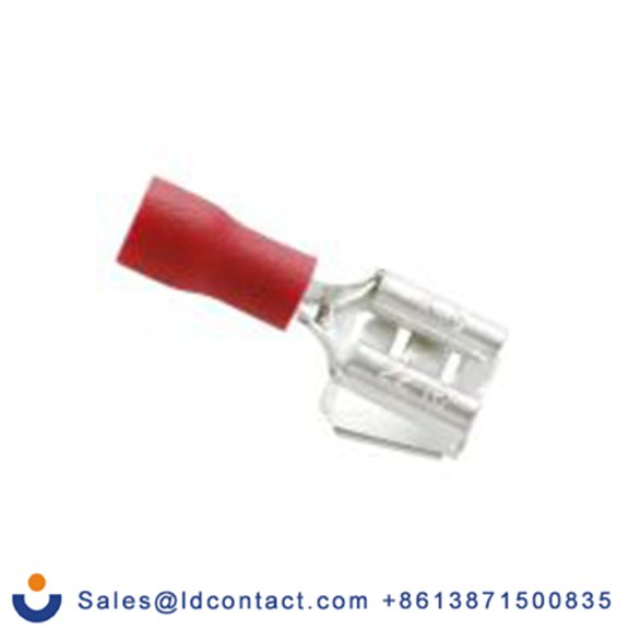 RS PRO,178-8401,绝缘 压接端子 公/母, 0.8 x 6.35 mm接片, 红色 插簧端子, 乙烯基绝缘, 镀锡 22 AWG 黄铜触点, 最大线规16 AWG 系列