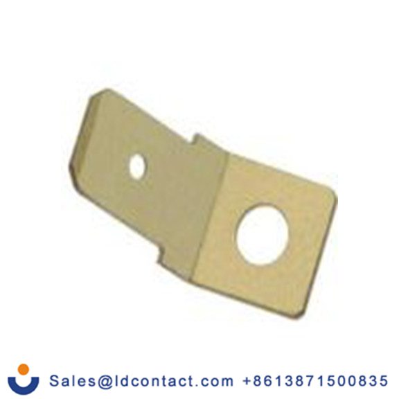 RS PRO,178-8407,非绝缘 螺栓型端子 公, 6.35 x 0.8 mm接片, 金色 插簧端子, 镀黄铜 黄铜触点 系列