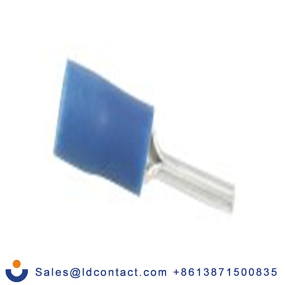 RS PRO,178-8424,针型接线端子, 绝缘端子, 针Φ1.9 mmx10 mm长, 蓝色, 16 AWG, 乙烯基绝缘, 线最大规格14 AWG