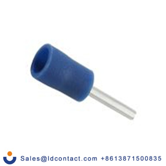 RS PRO,178-8425,针型接线端子, 绝缘端子, 针Φ1.9 mmx12 mm长, 蓝色, 16 AWG, 乙烯基绝缘, 线最大规格14 AWG