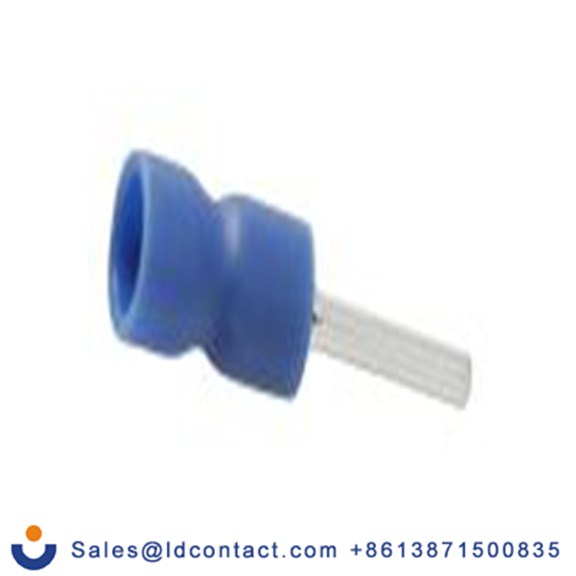 RS PRO,178-8428,针型接线端子, 绝缘端子, 针Φ1.9 mmx12 mm长, 蓝色, 16 AWG, 乙烯基绝缘, 线最大规格14 AWG