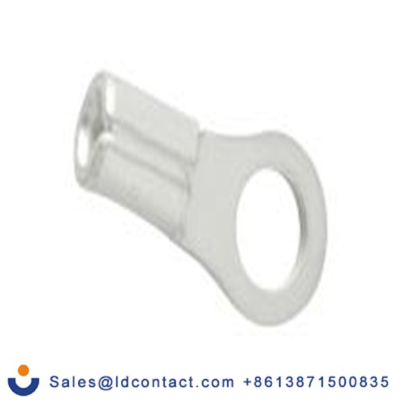 RS PRO,178-8590,非绝缘 铜 环形端子, Φ3.2 mm内环 22 AWG, 3.2 mm螺栓, 灰色 16 AWG, -40 °C至150 °C E245391系列