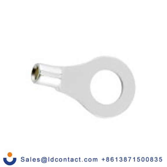 RS PRO,178-8604,非绝缘 铜 环形端子, Φ6.4 mm内环 16 AWG, 6.4 mm螺栓, 灰色 14 AWG, -40 °C至150 °C E245391系列