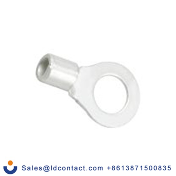 RS PRO,178-8608,非绝缘 铜 环形端子, Φ5.3 mm内环 16 AWG, 5.3 mm螺栓, 灰色 14 AWG, -40 °C至150 °C E245391系列