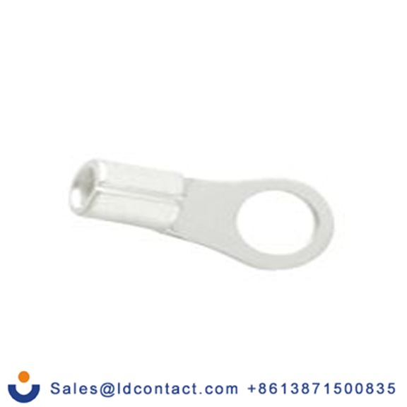 RS PRO,178-8610,非绝缘 铜 环形端子, Φ4.3 mm内环 14 AWG, 4.3 mm螺栓, 灰色 12 AWG, -40 °C至150 °C E245391系列