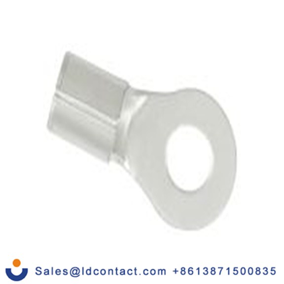 RS PRO,178-8623,非绝缘 铜 环形端子, Φ5.3 mm内环 8 AWG, 5.3 mm螺栓, 灰色 8 AWG, -40 °C至150 °C E245391系列