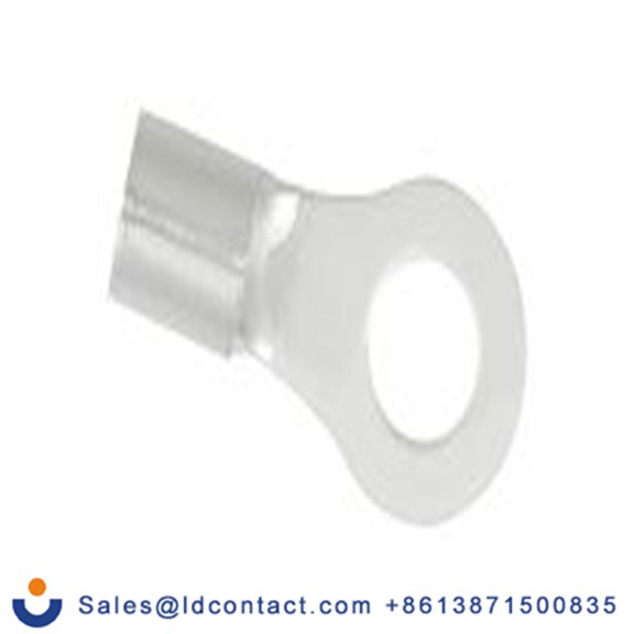 RS PRO,178-8629,非绝缘 铜 环形端子, Φ8.4 mm内环 6 AWG, 8.4 mm螺栓, 灰色 6 AWG, -40 °C至150 °C E245391系列