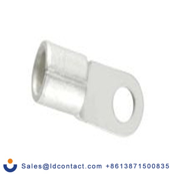 RS PRO,178-8631,非绝缘 铜 环形端子, Φ6.4 mm内环 4 AWG, 6.4 mm螺栓, 灰色 4 AWG, -40 °C至150 °C E245391系列