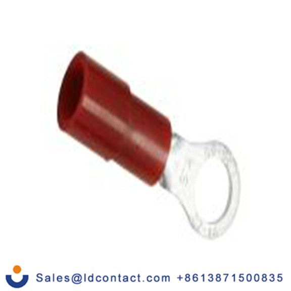 RS PRO,178-8636,绝缘 铜 环形端子, Φ4.3 mm内环 22 AWG, 4.3 mm螺栓, 红色 16 AWG, -40 °C至105 °C E245391系列