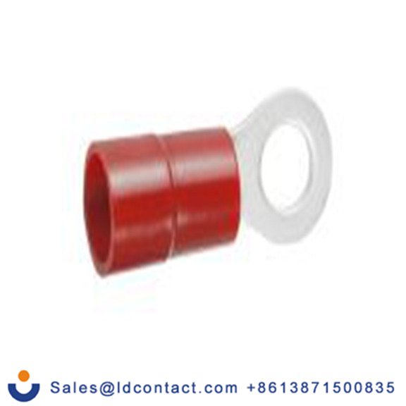 RS PRO,178-8637,绝缘 铜 环形端子, Φ4.3 mm内环 22 AWG, 4.3 mm螺栓, 红色 16 AWG, -40 °C至105 °C E245391系列