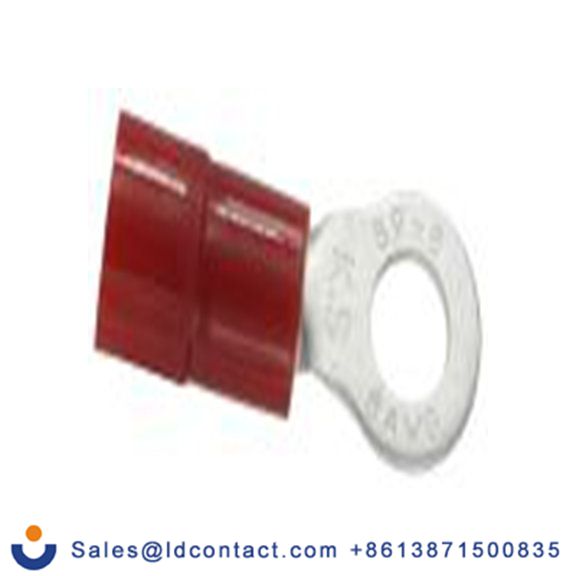 RS PRO,178-8644,绝缘 铜 环形端子, Φ6.4 mm内环 8 AWG, 6.4 mm螺栓, 红色 8 AWG, -40 °C至105 °C E245391系列