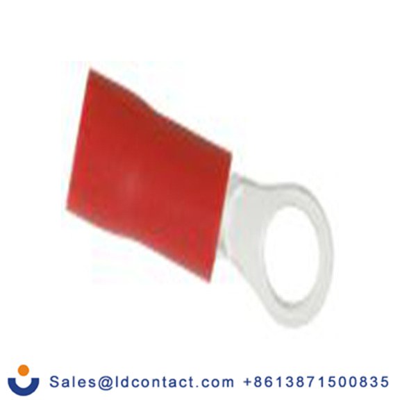 RS PRO,178-8649,绝缘 铜 环形端子, Φ3.7 mm内环 22 AWG, 3.7 mm螺栓, 红色 16 AWG, -40 °C至105 °C E245391系列