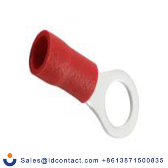 RS PRO,178-8653,绝缘 铜 环形端子, Φ5.3 mm内环 22 AWG, 5.3 mm螺栓, 红色 16 AWG, -40 °C至105 °C E245391系列