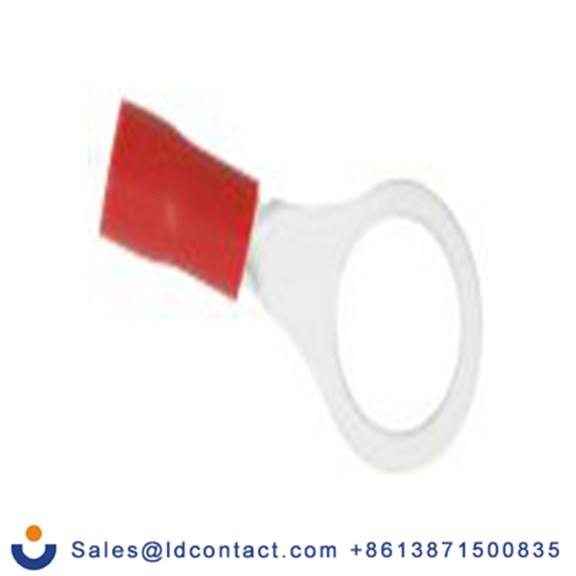 RS PRO,178-8656,绝缘 铜 环形端子, Φ8.4 mm内环 22 AWG, 8.4 mm螺栓, 红色 16 AWG, -40 °C至105 °C E245391系列