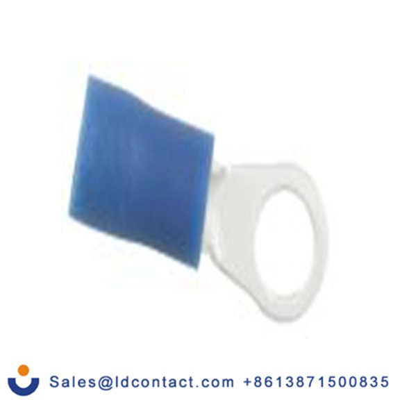 RS PRO,178-8658,绝缘 铜 环形端子, Φ4.3 mm内环 16 AWG, 4.3 mm螺栓, 蓝色 14 AWG, -40 °C至105 °C E245391系列