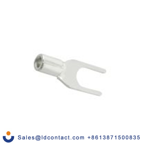 RS PRO,178-8704,非绝缘 叉型端子, 3.2 mm螺栓, 银色, 最小电线尺寸: 22 AWG 16 AWG, 5.7 mm宽, 0.75 mm厚, 镀锡触点, SNB系列