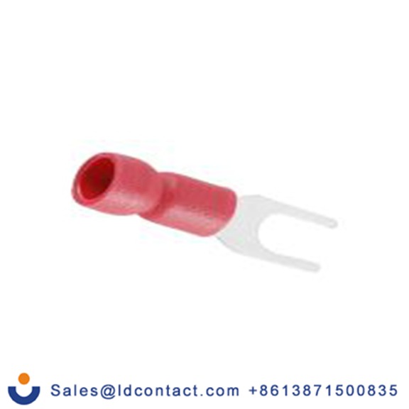 RS PRO,178-8726,绝缘 叉型端子, 3.2 mm螺栓, 红色, 最小电线尺寸: 22 AWG 16 AWG, 5.7 mm宽, 0.75 mm厚 乙烯基, SV系列