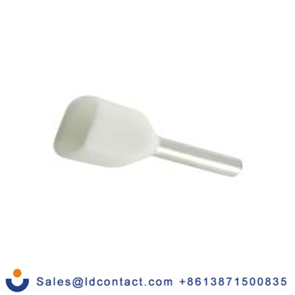 RS PRO,178-8736,绝缘 压接靴带套圈, 白色, Φ1.8 mm x 8 mm引脚, 最大电线尺寸 18 AWG, 总长14.7 mm