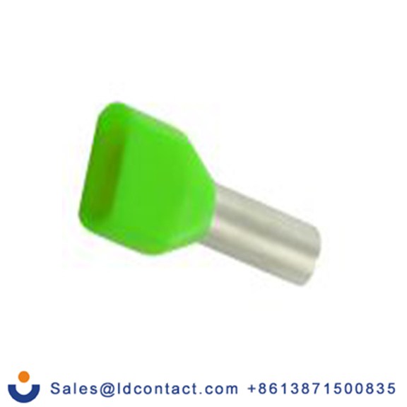 RS PRO,178-8747,绝缘 压接靴带套圈, 绿色, Φ4.9 mm x 14 mm引脚, 最大电线尺寸 10 AWG, 总长26.1 mm