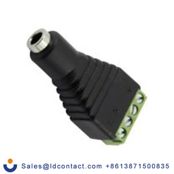 RS PRO,179-2864,3.5mm, 电缆安装 音频转接头 母插 焊接 4, 插孔连接器 5A 直向