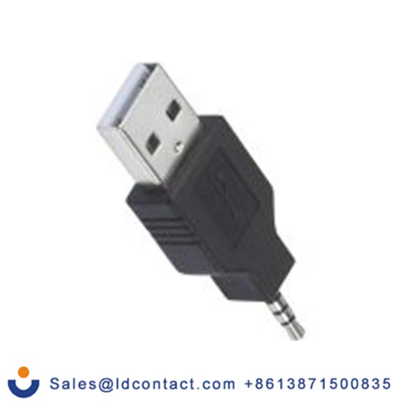 RS PRO,179-2872,USB 连接器, USB A 型 公, 2端口, 电缆安装 CLB-JL系列