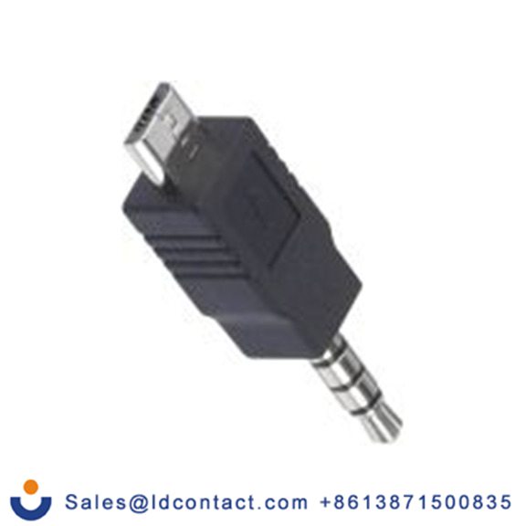 RS PRO,179-2878,USB 连接器, 微型 USB型 公, 1端口, 电缆安装 直向 CLB-JL系列