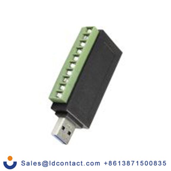 RS PRO,179-2890,USB 连接器, USB A 型 公, 2端口, 电缆安装 直向 USB 3.0 CLB-JL系列